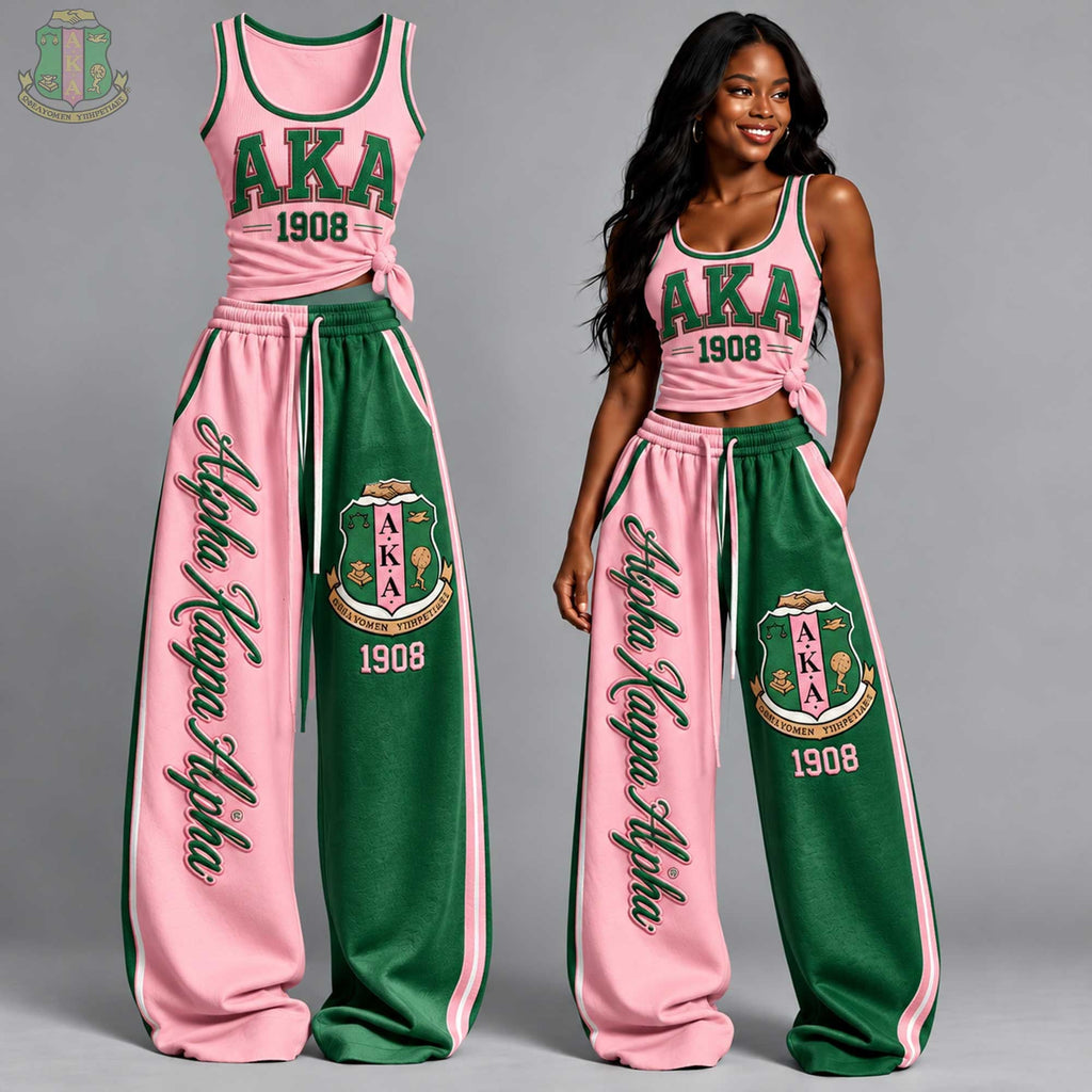 Varsity Chic TankTop Two-Piece Set HCT APT AKA 1010262