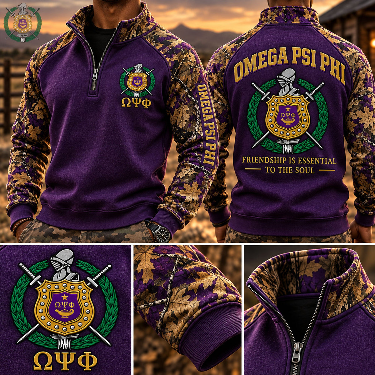 PREMIUM COZY SHERPA COLLAR PULLOVER HANNN TND OPP 2210265