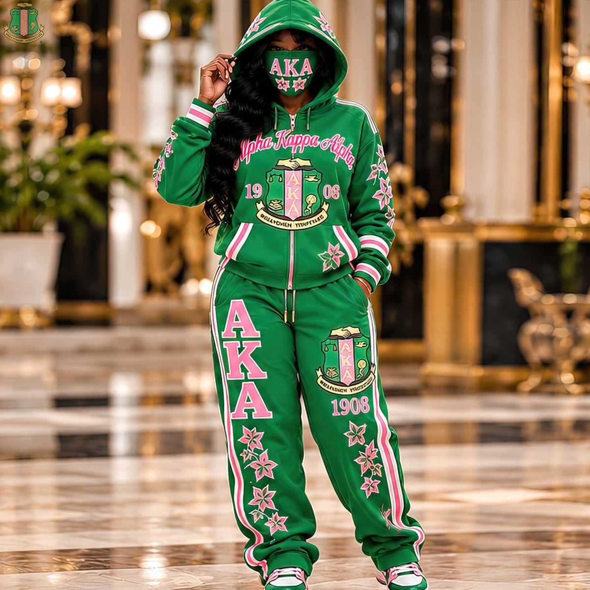 Premium Masked Hoodie Tracksuit Set HANNN TND AKA 2810266