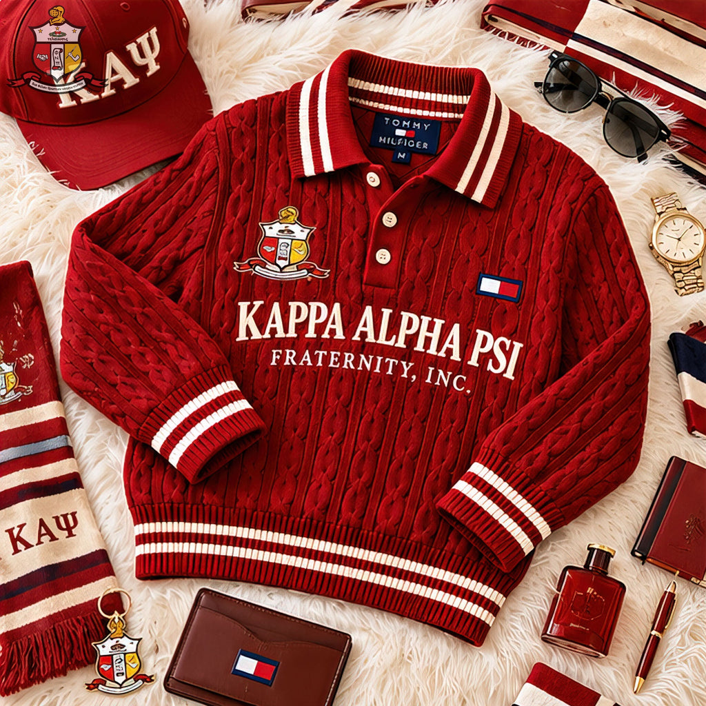 Premium Cable-Knit Polo HANNN TND KAP 3010267