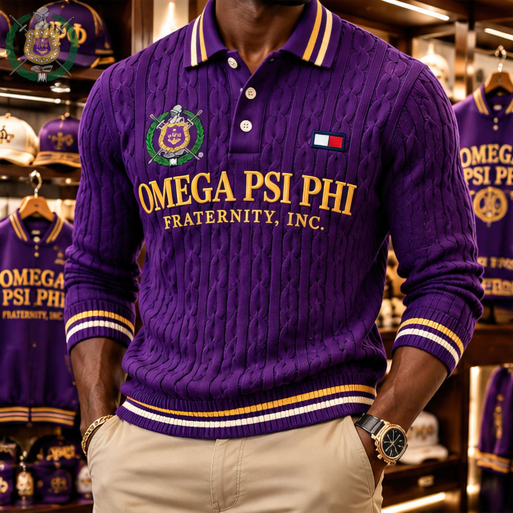 Premium Cable-Knit Polo HANNN TND OPP 3010268