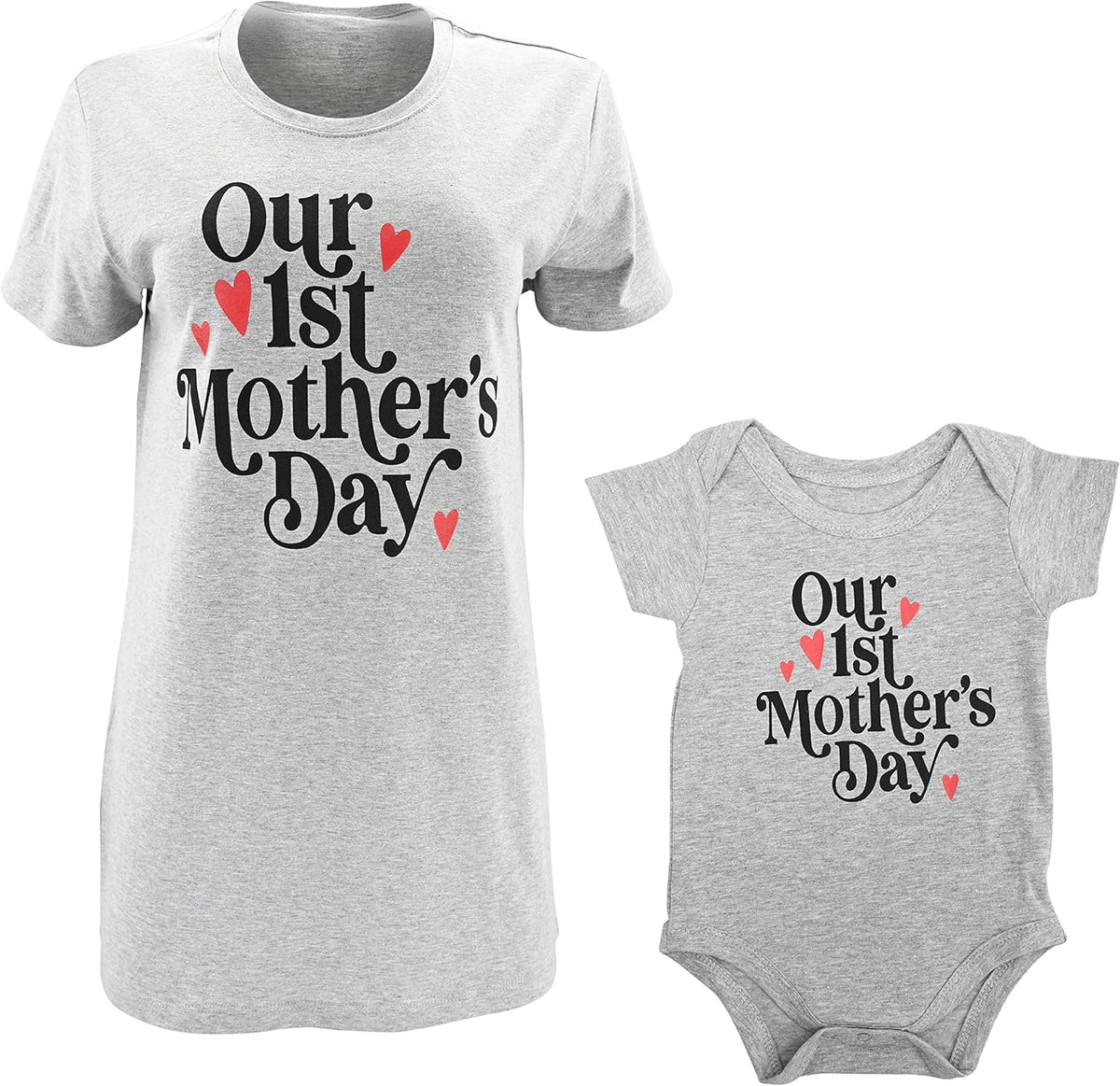 First Mothers Day Matching Mommy and Me Outfits Mom Daughter Shirts Mama Mini Clothing
