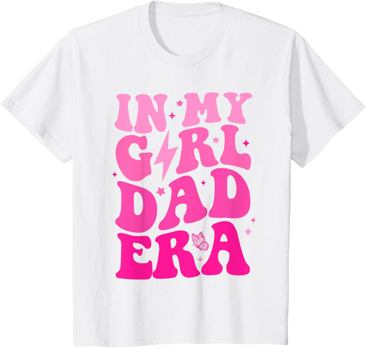 In My Dad Era Girl Groovy Retro Papa Fathers Day