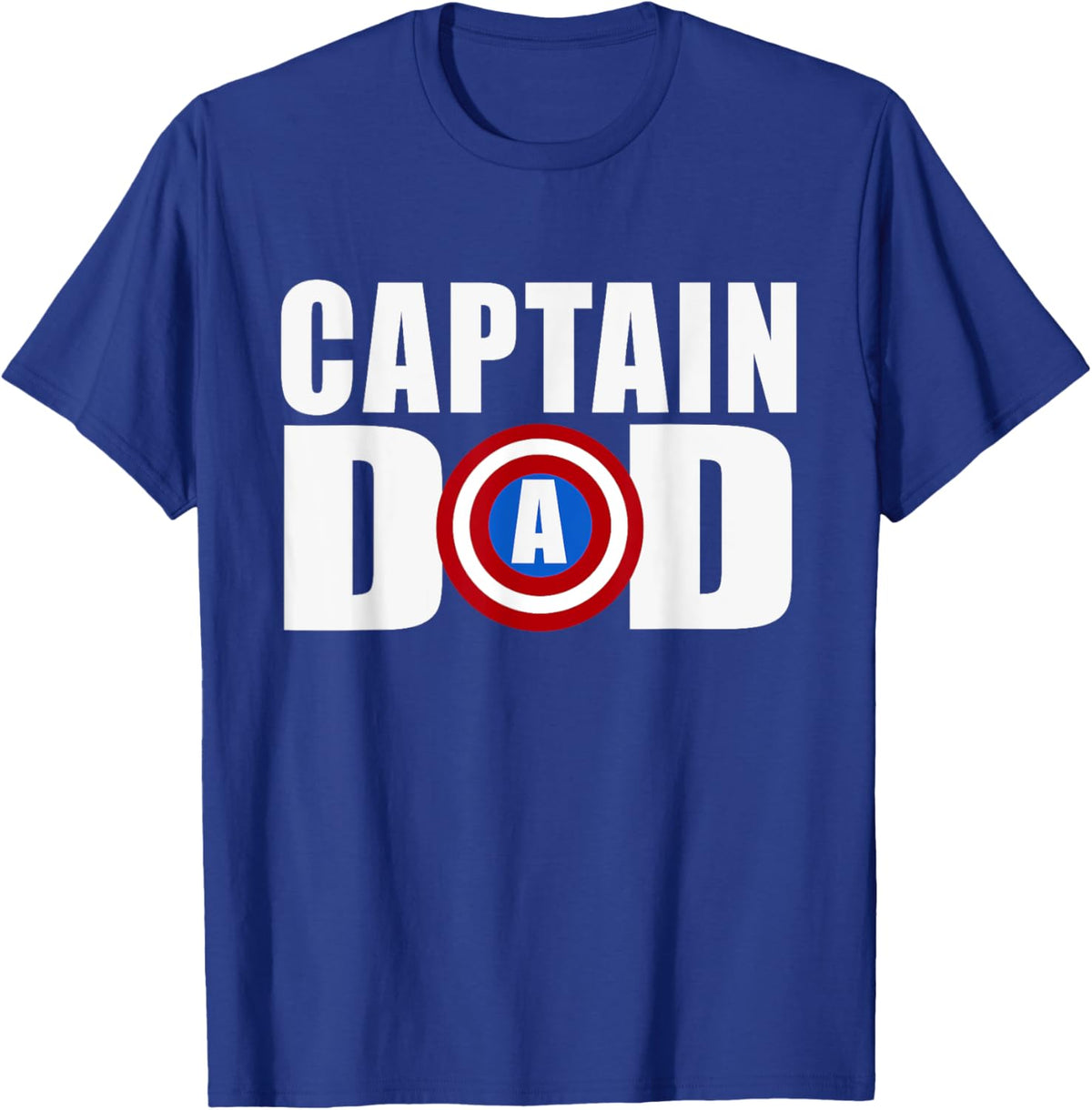Funny Super Captain Dad Superhero Fathers Day