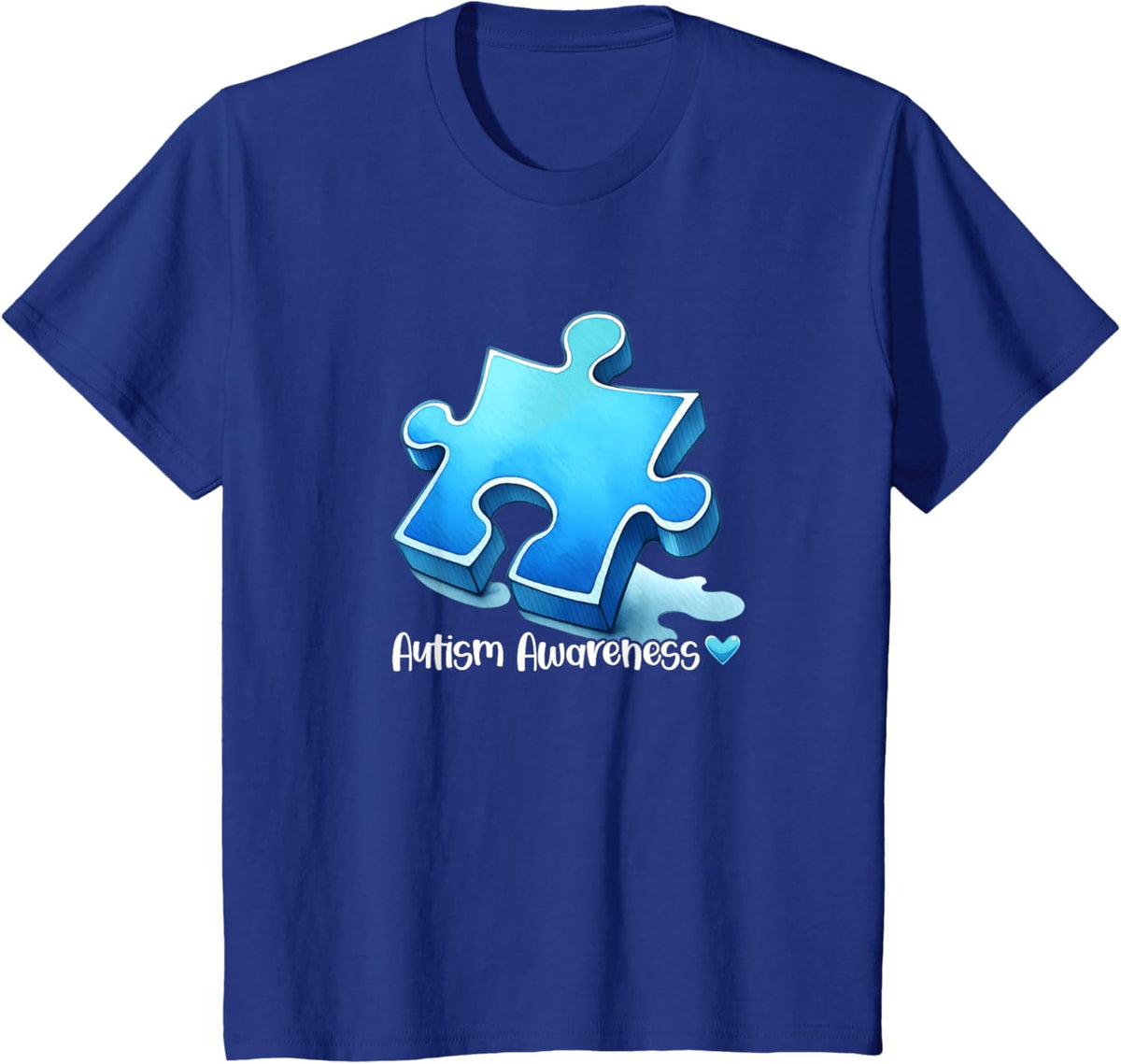 Autism Awareness Blue Puzzle
