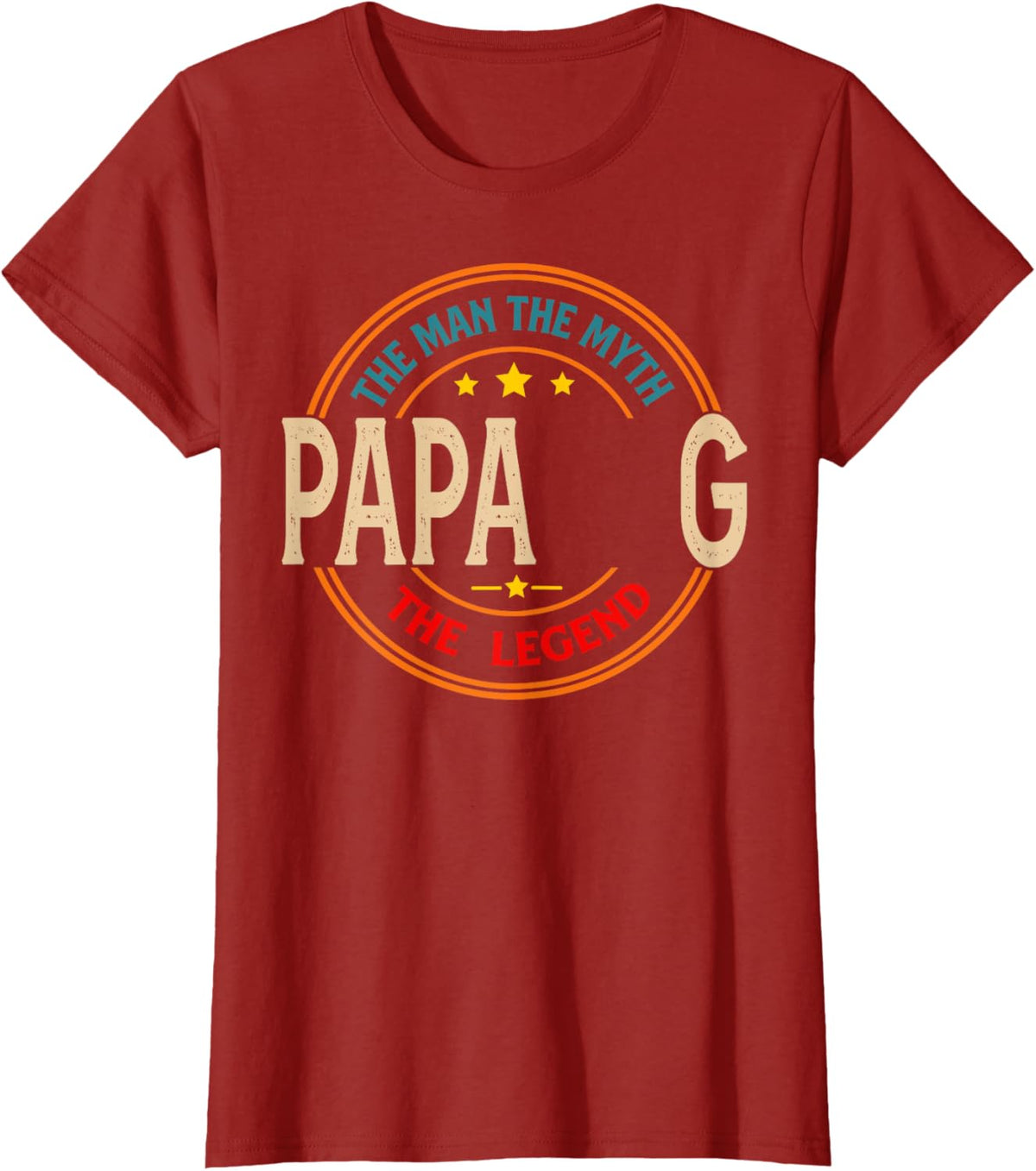 PAPA G The Legend The Man, Funny PAPA G Fathers Day