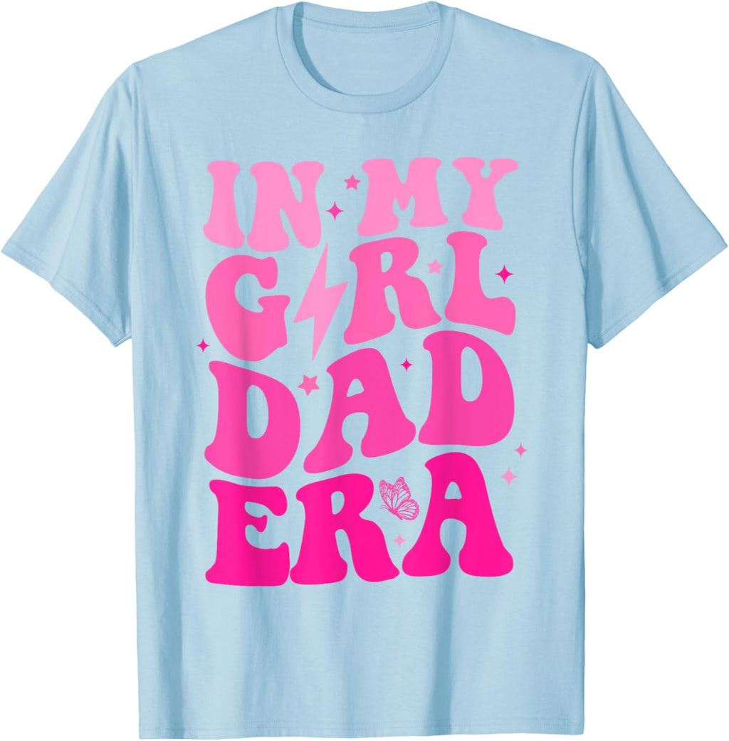 In My Dad Era Girl Groovy Retro Papa Fathers Day