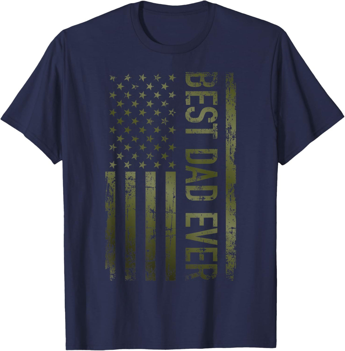 Best dad ever american military camouflage flag gift father