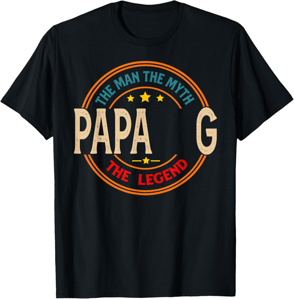 PAPA G The Legend The Man, Funny PAPA G Fathers Day