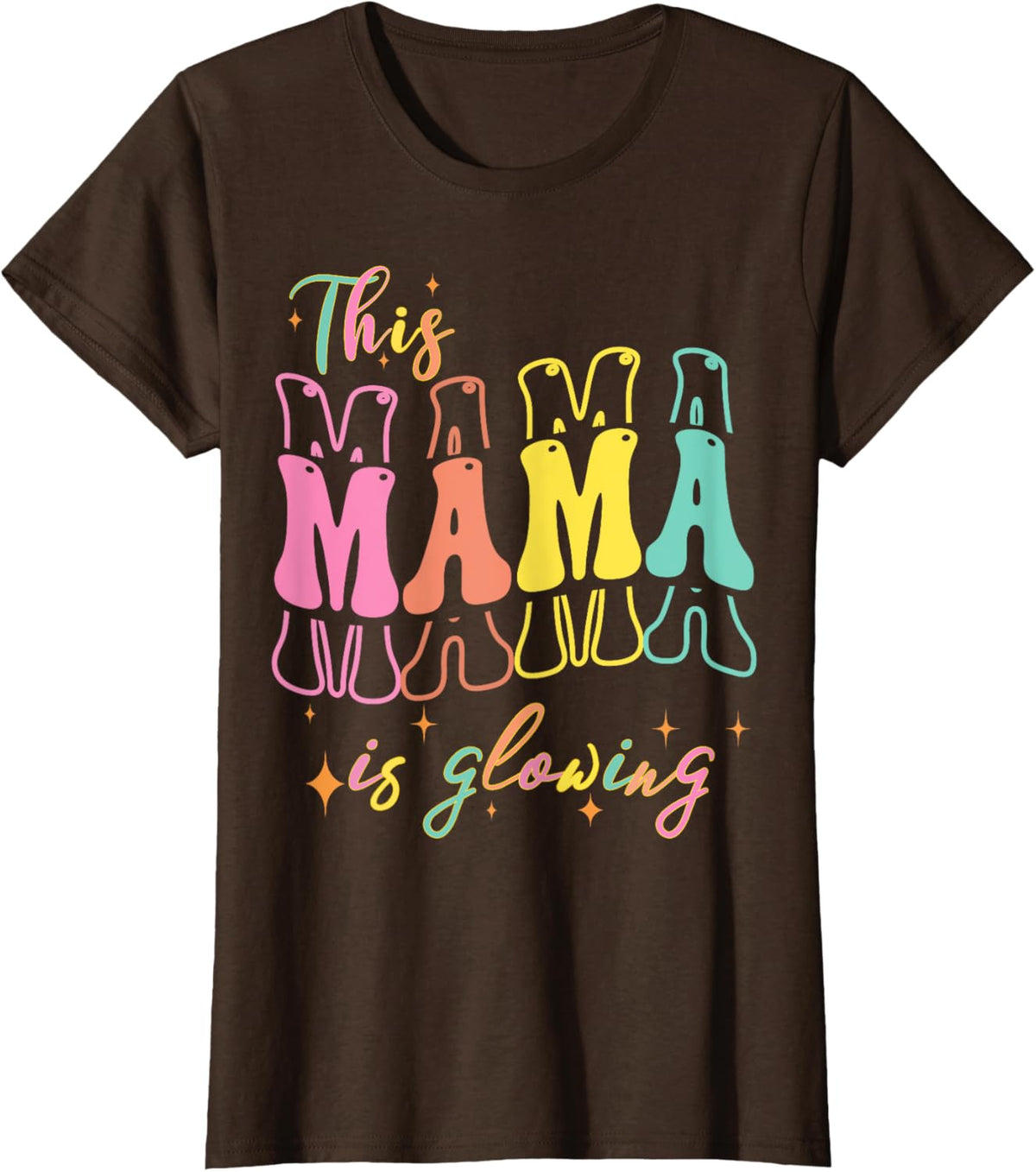 Mothers day Tee, This Mom is Glowing Mom mothers Day