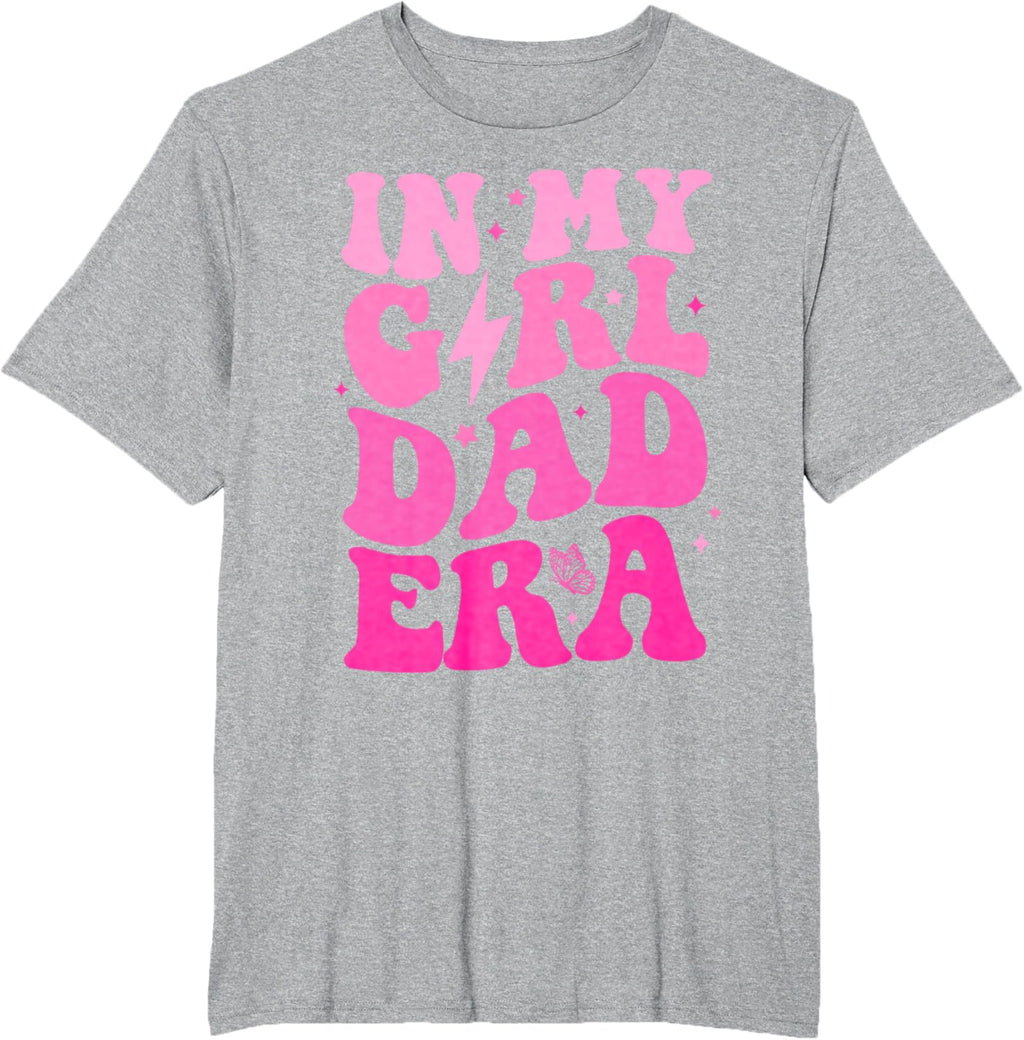 In My Dad Era Girl Groovy Retro Papa Fathers Day
