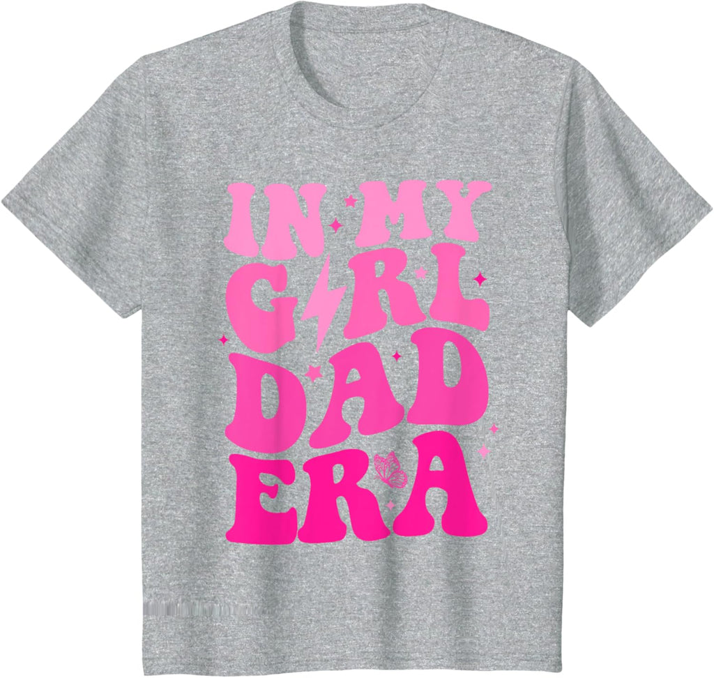 In My Dad Era Girl Groovy Retro Papa Fathers Day