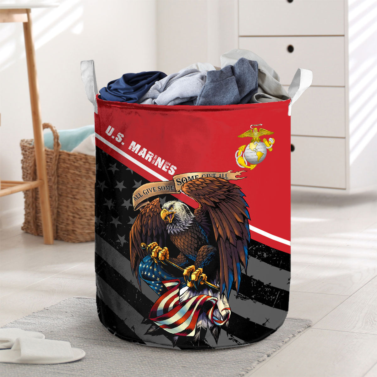 U.S. Marine Laundry Basket