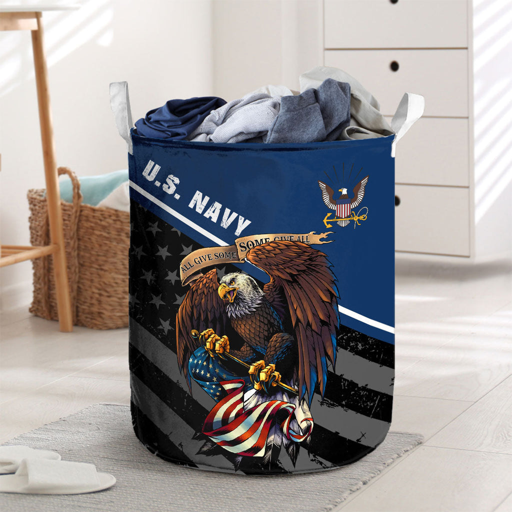 U.S. Navy Eagle Laundry Basket