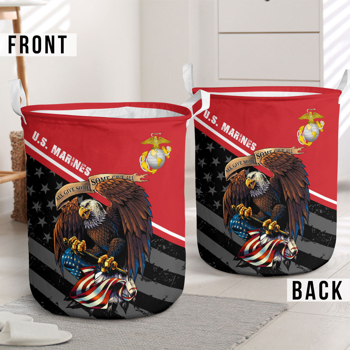 U.S. Marine Laundry Basket