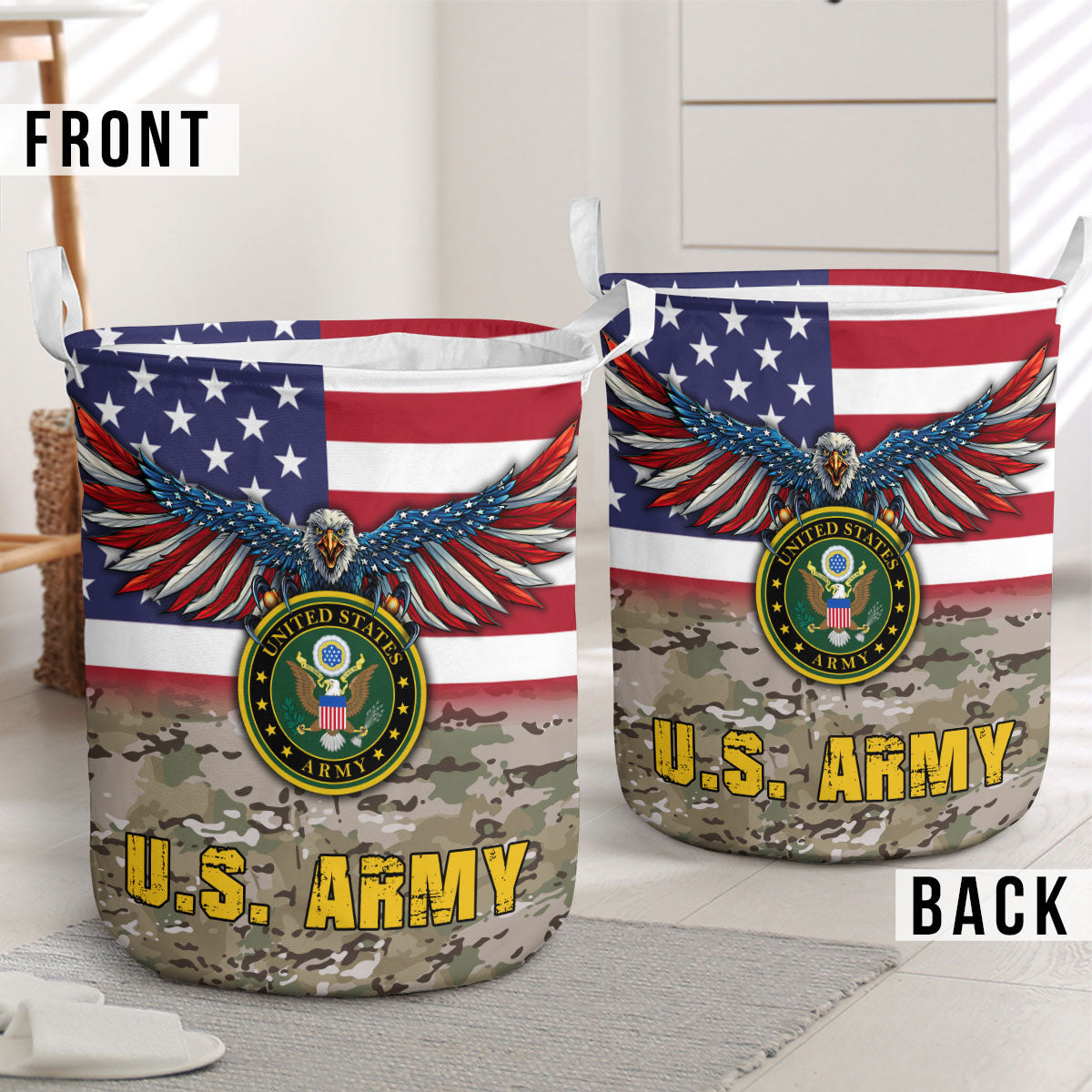 U.S. Army Eagle Laundry Basket