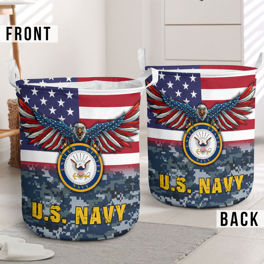 U.S. Navy Eagle Laundry Basket