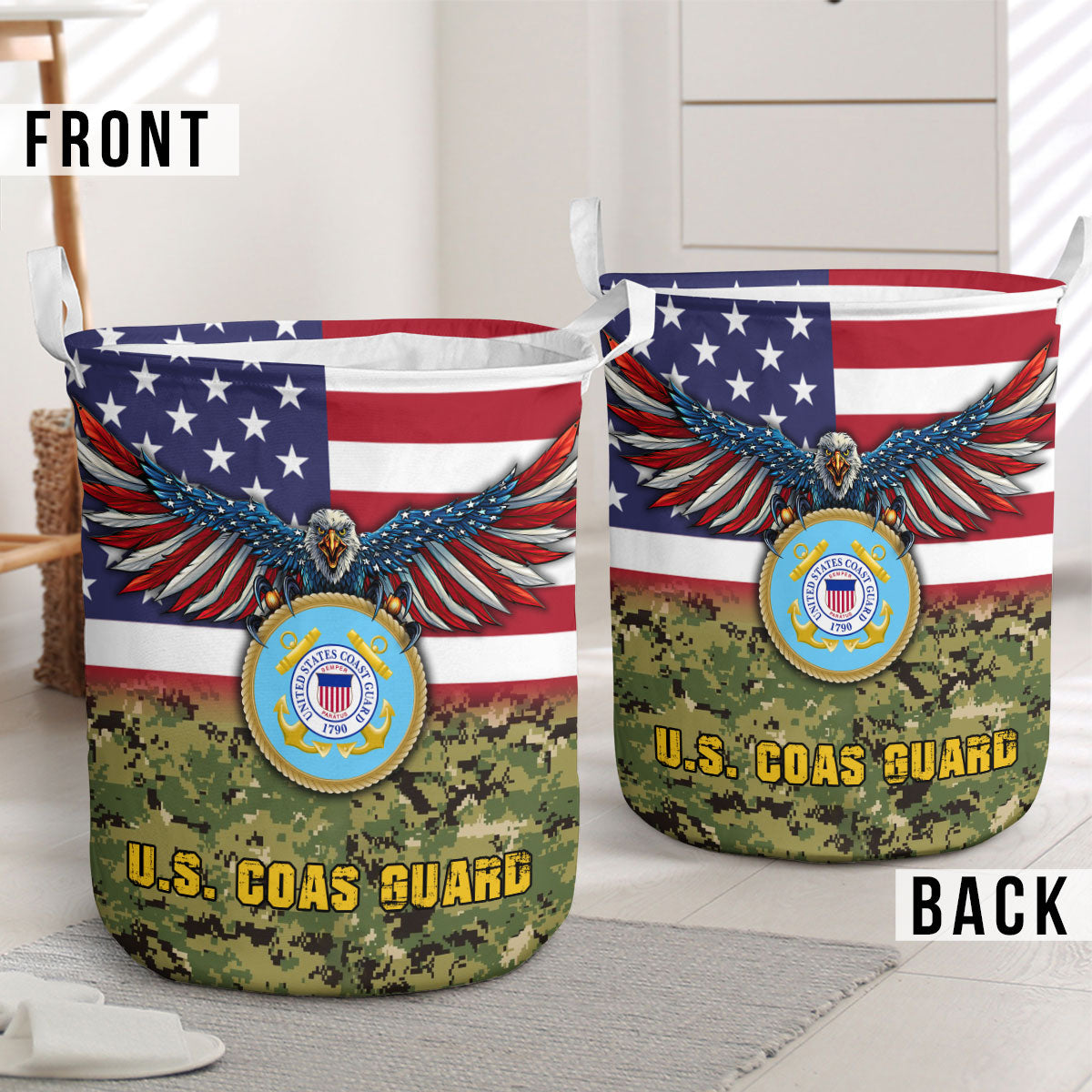 U.S. Coast Guard Laundry Basket