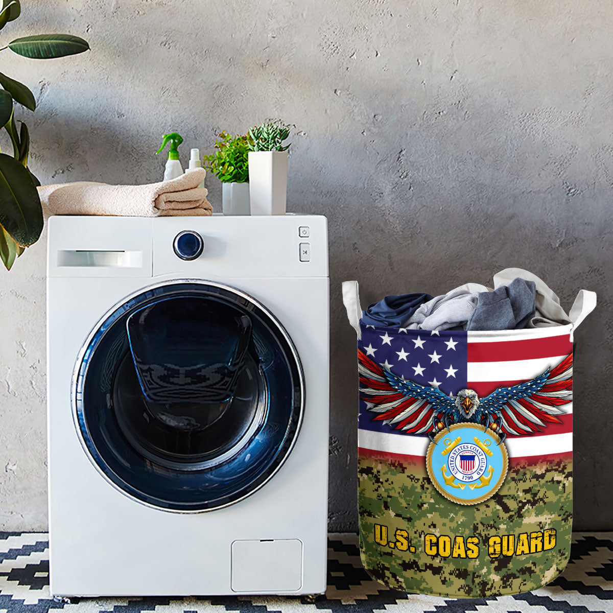 U.S. Coast Guard Laundry Basket