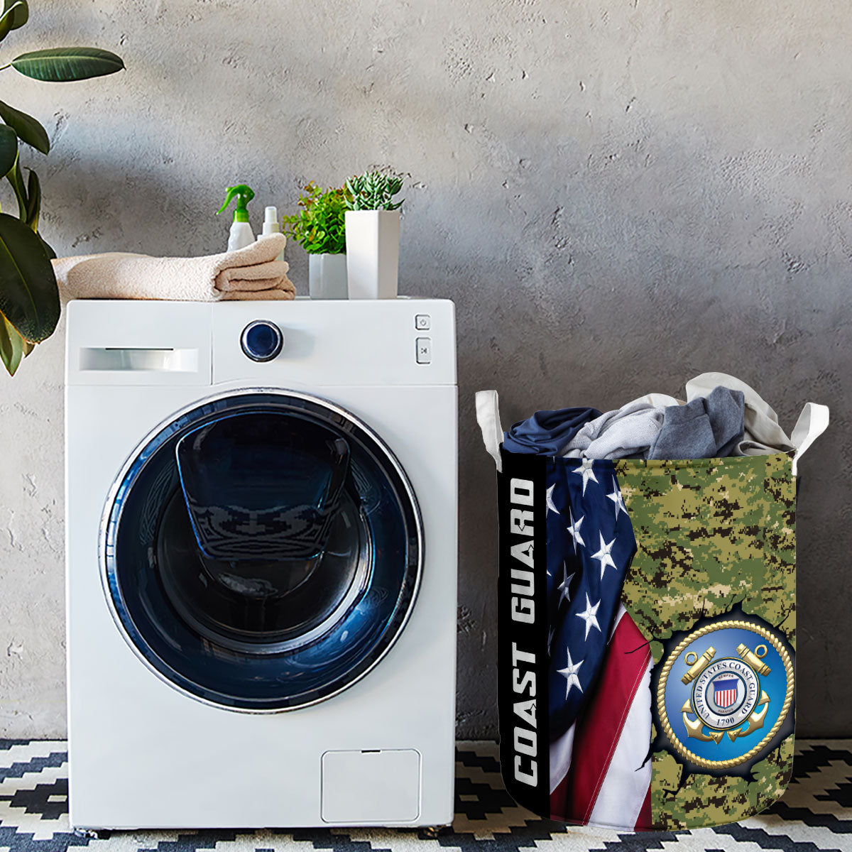 U.S. Coast Guard Laundry Basket