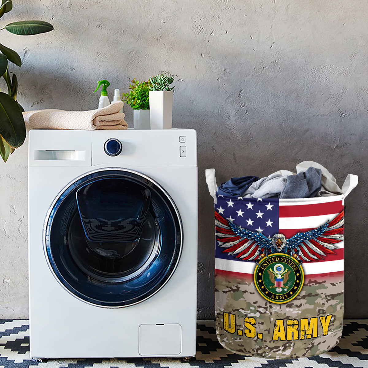 U.S. Army Eagle Laundry Basket