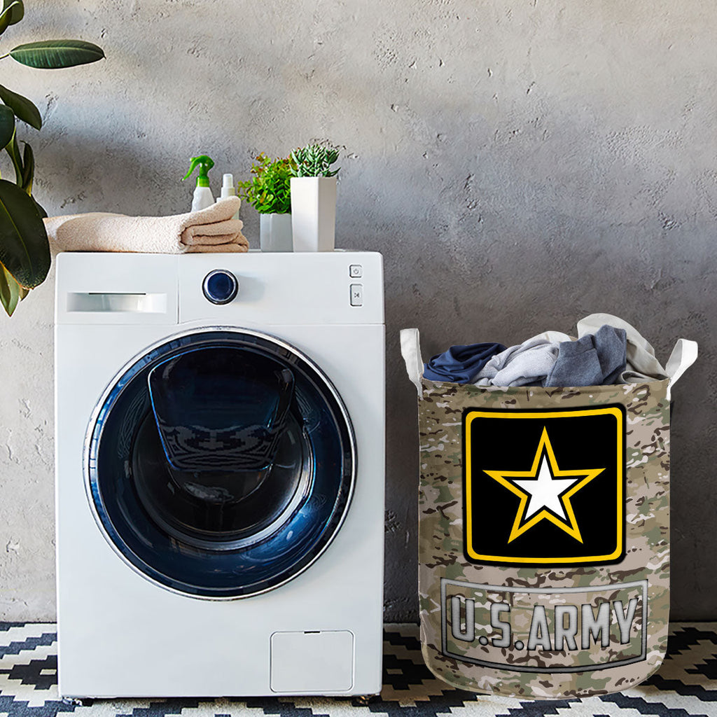 U.S. Army Camouflage Laundry Basket