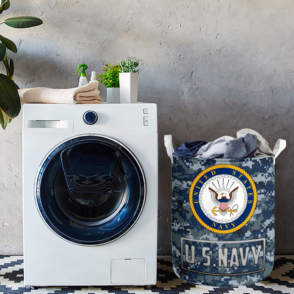 U.S. Navy Camouflage Laundry Basket