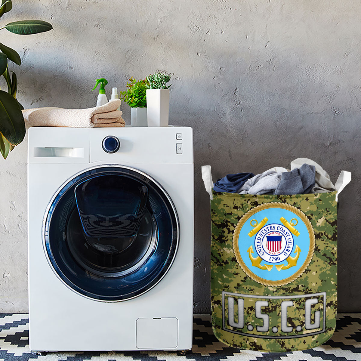 U.S. Coast Guard Laundry Basket